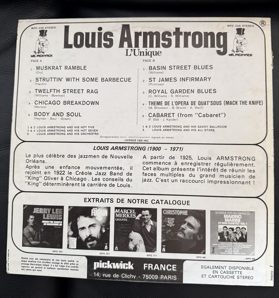 Dischi in vinile: Louis Armstrong LPs 2er Set Jazz Schallplatten – Usato da Goldach venduto da Donpancho 3