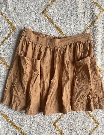 Neuwertig nachhaltig bio Baumwolle Rock flower picking skirt