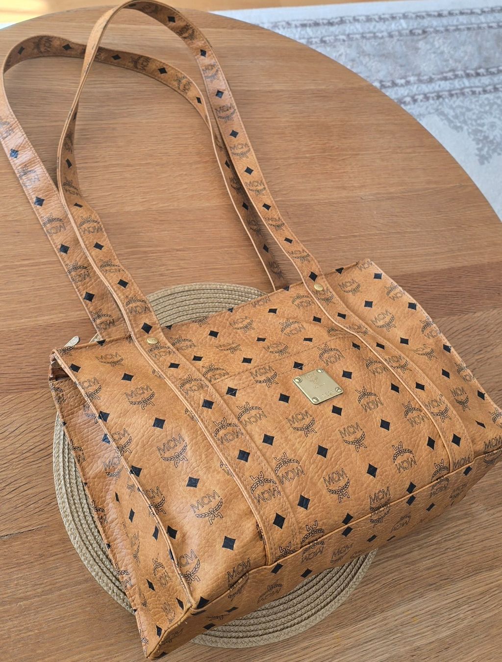 Mcm Sacs femmes: MCM Shopper Medium Heritage Cognac Canvas – D'occasion à Niederteufen par Mira_72 2