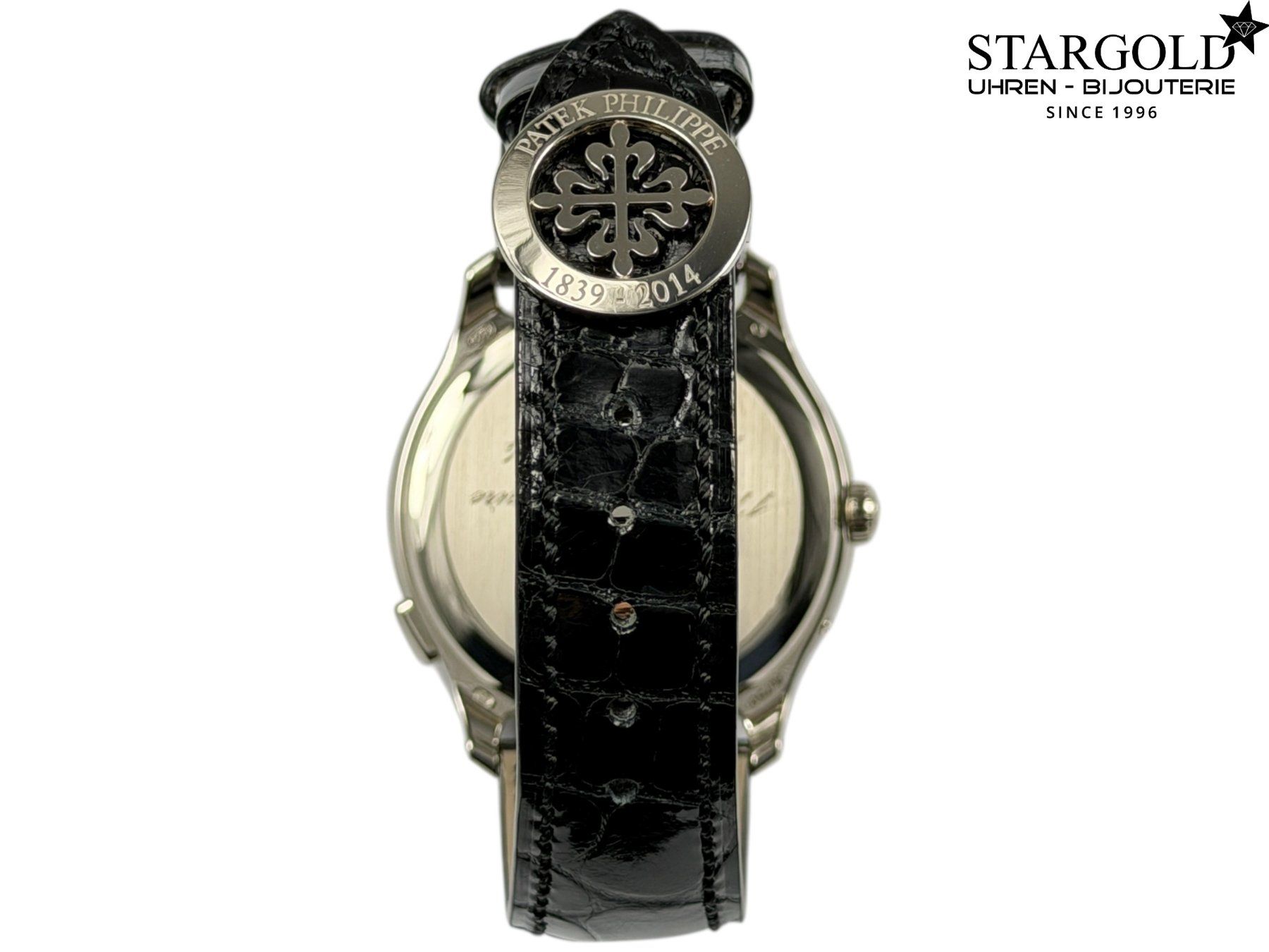 Patek Philippe Orologi: Patek Philippe World Time Anniversary 175th - 5575G – Nuovo e nell'imballaggio originale da Zürich venduto da Stargold-Uhren 6