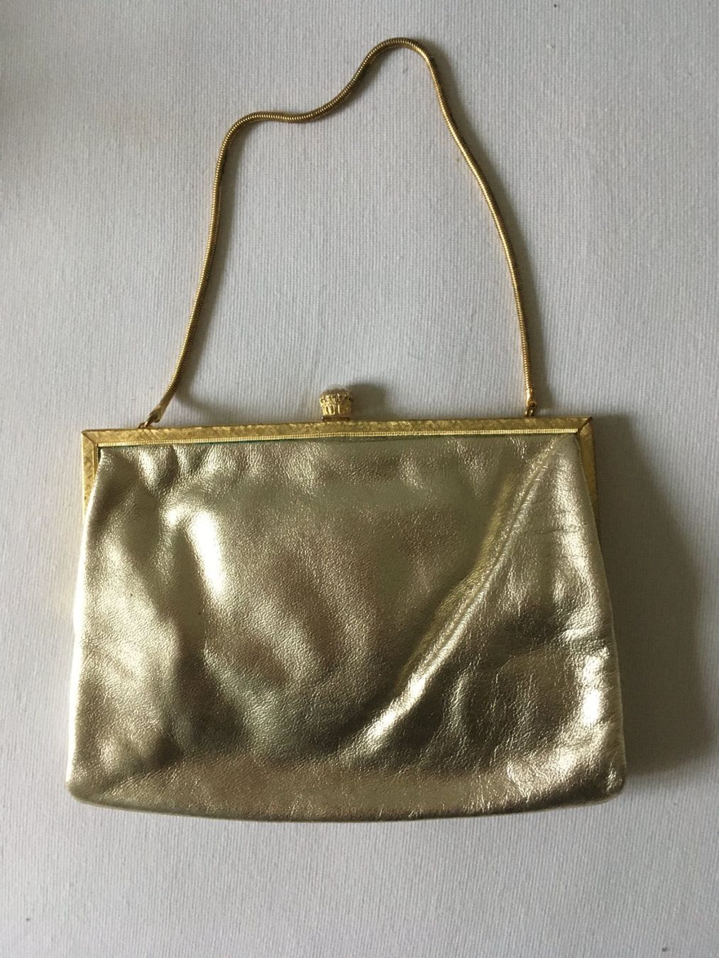 Borse da donna: Goldenes Abendtäschchen – Nuovo (secondo la descrizione) da Lyss venduto da Punktum01