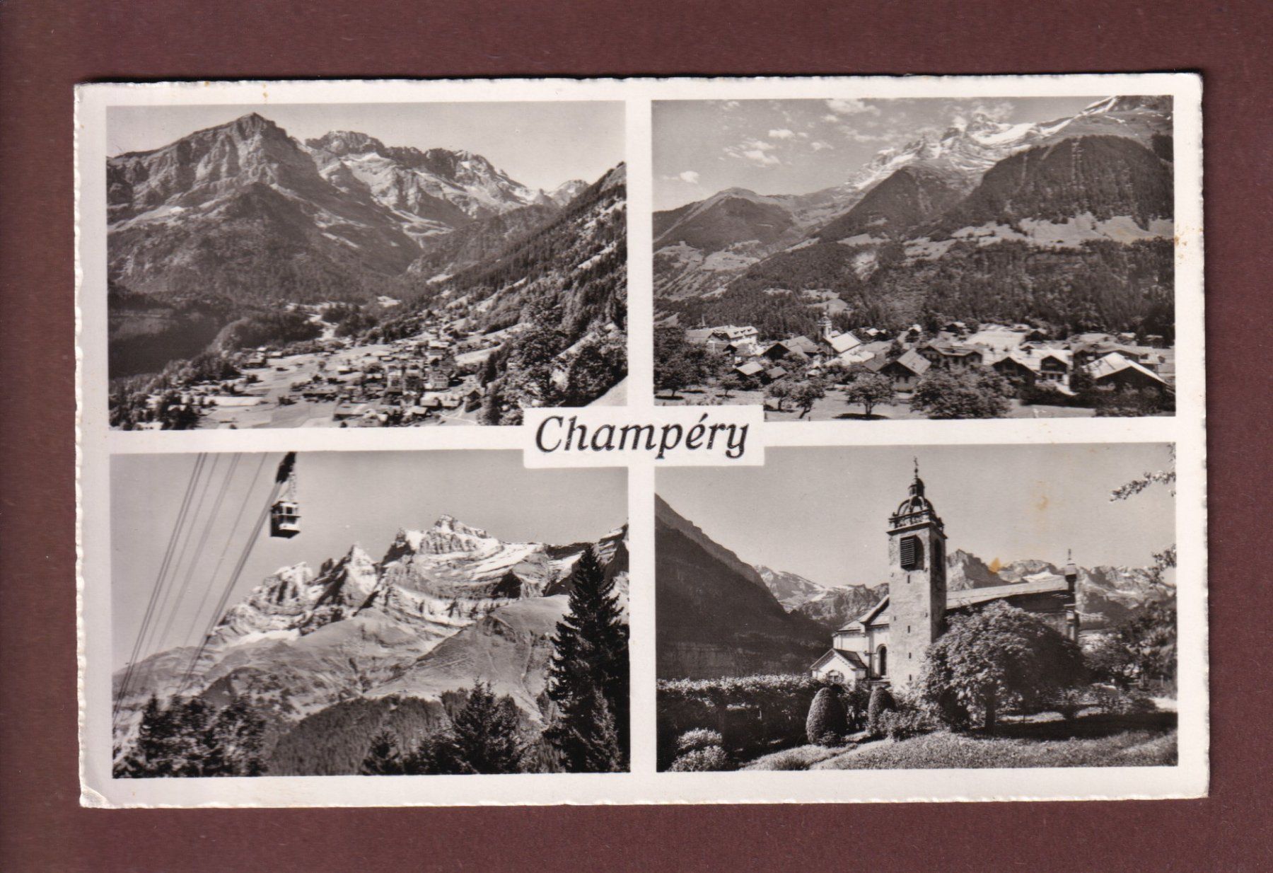 Cartes postales: CHAMPERY - 4 images – D'occasion à Pully par nicecards-shop