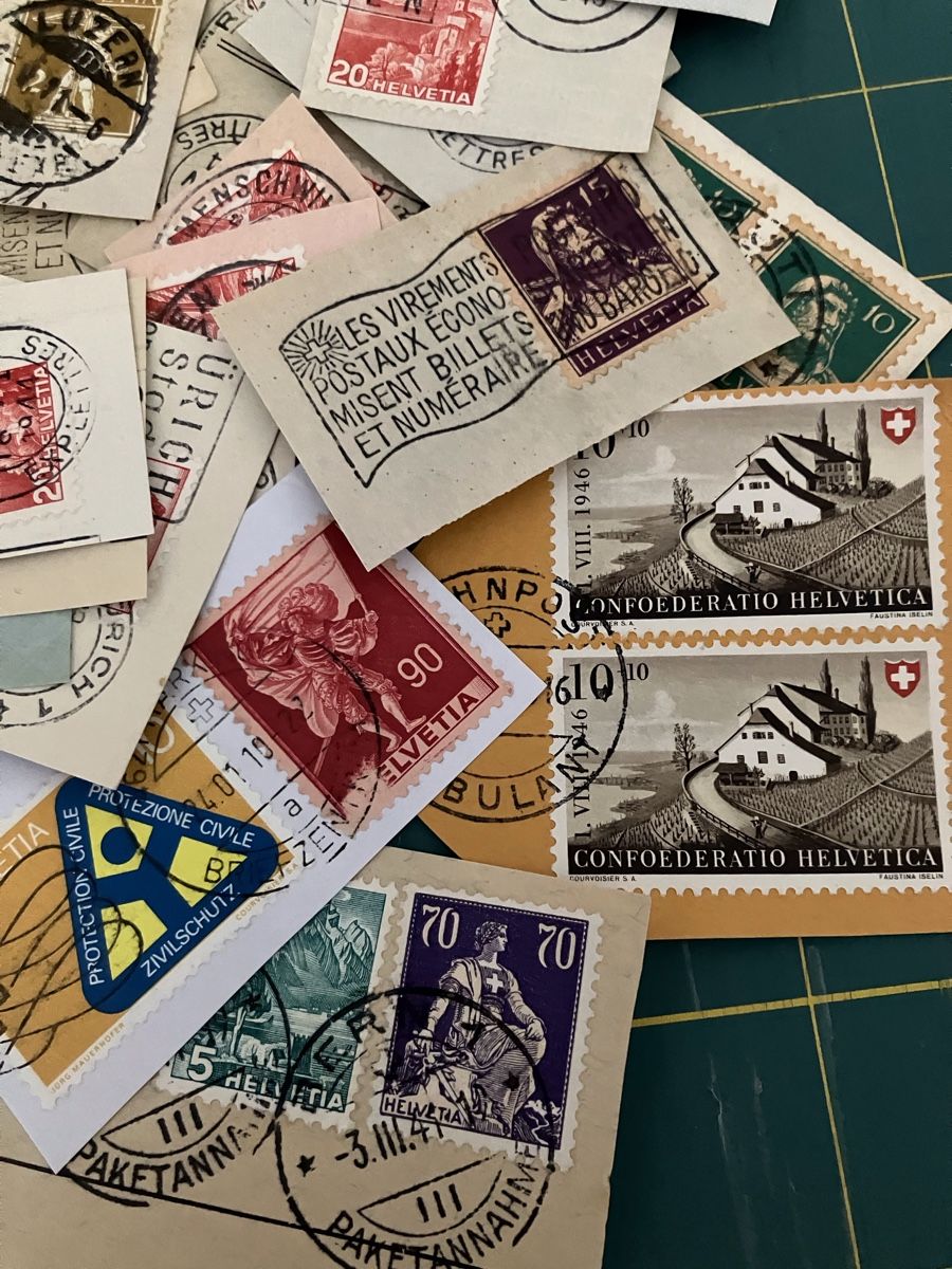Alle Briefmarken: Briefmarken mit stemmpel – Gebraucht aus Bettwiesen von Jumpingfox 1