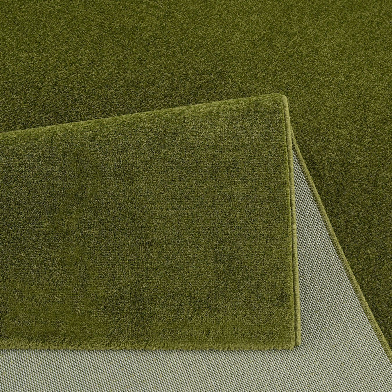 Tappeti: Teppich Uni 9509-Green, 160 x 230 cm – Nuovo e nell'imballaggio originale da Reinach AG venduto da carpethouse 4