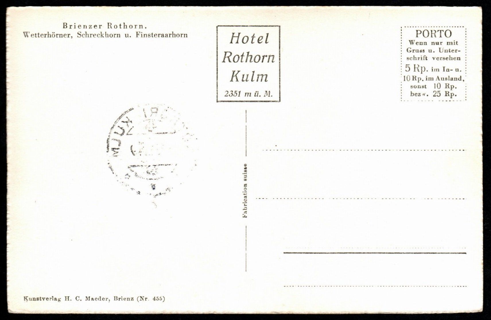 Tutti i francobolli: Maximumkarte MK Technik & Landschaft Nr. 308 1949 ET – Nuovo e nell'imballaggio originale da Zürich venduto da Alain-Phila 1