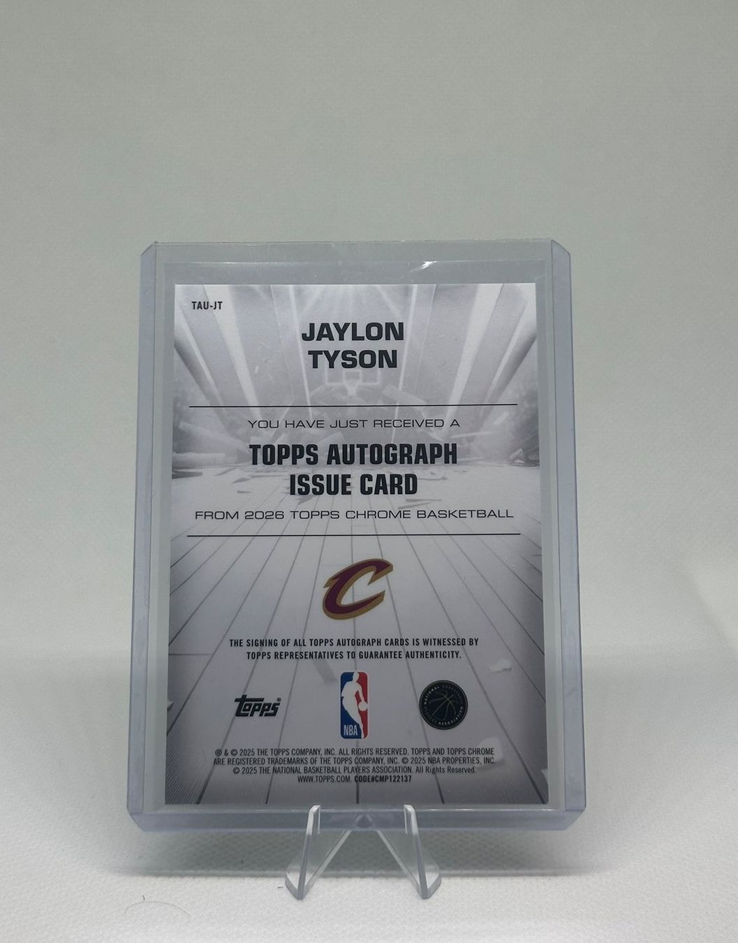 Topps Sammelbilder & Trading cards: Topps Chrome - Jaylon Tyson Autograph Issue Card – Neu (gemäss Beschreibung) aus Reichenburg von dialedincards 1