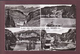 LAC DES CHAVONNES - 4 images - 1956