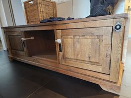 TV-Möbel Holz massiv, guter Zustand