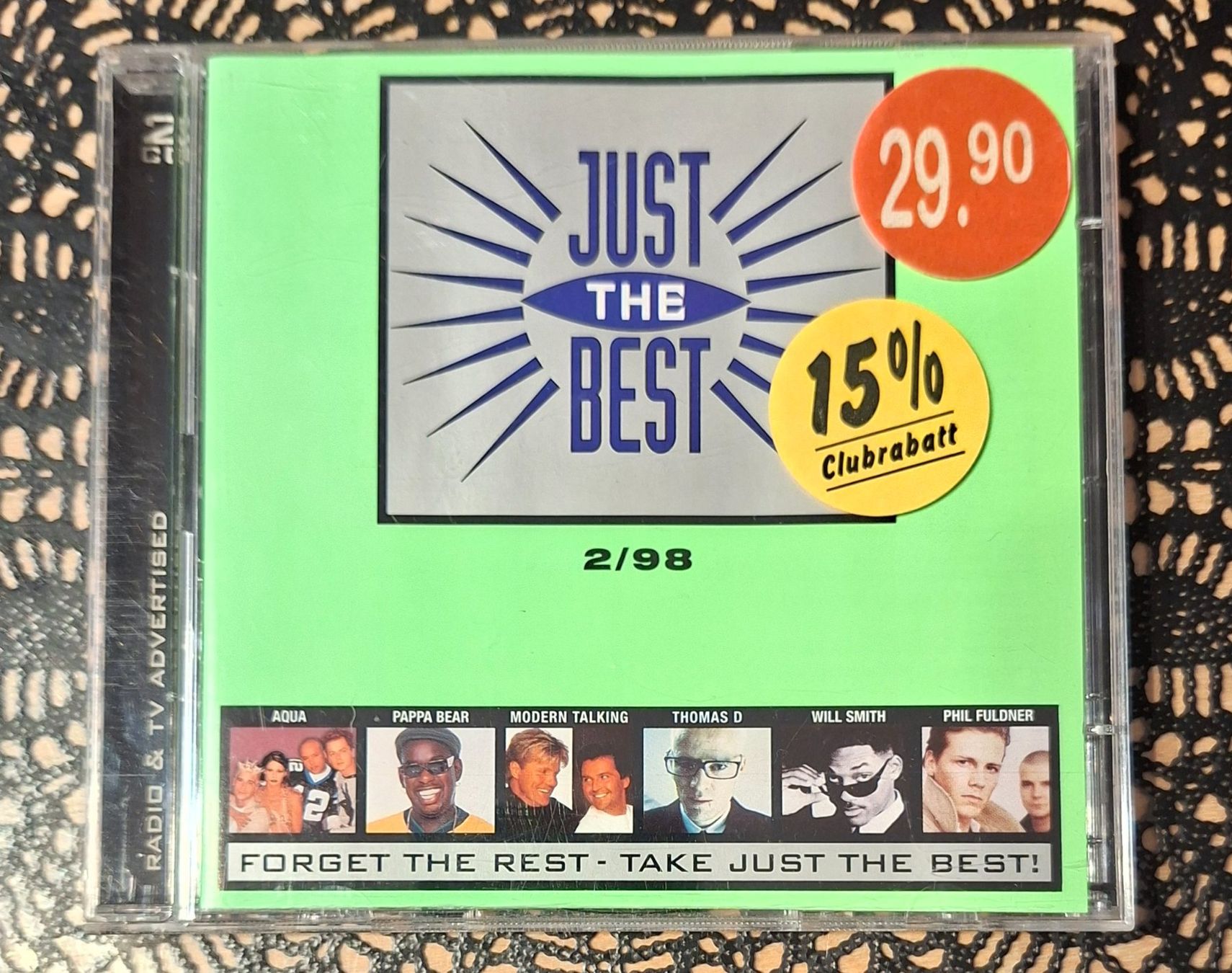 CD: Just The Best Vol. 2-98, 2CD Hit Compilation Sampler 1998 – Usato da Schönenberg TG venduto da breiti12