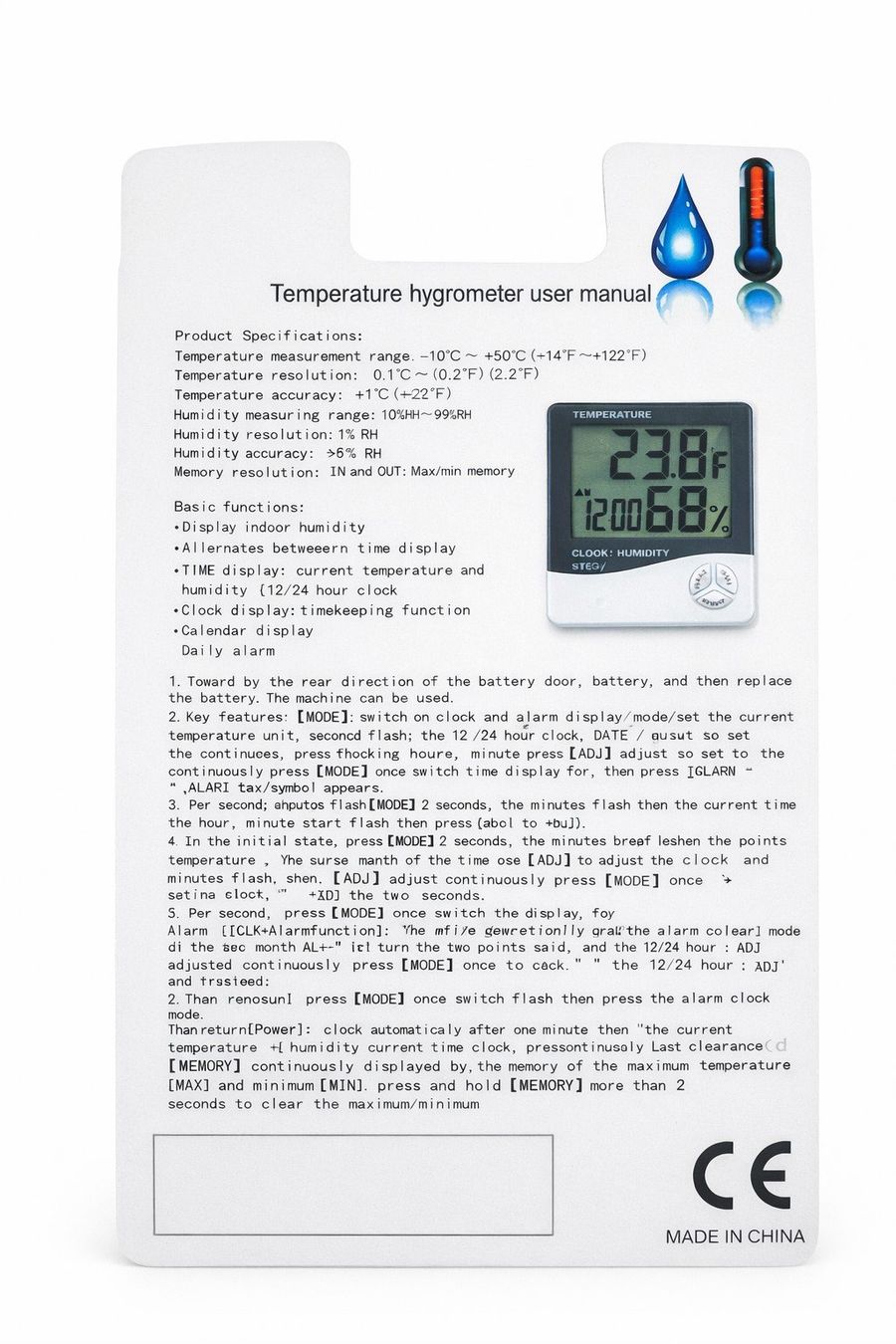 Alveari: Temperatur und Luftfeuchtigkeits Messgerät – Nuovo e nell'imballaggio originale da Kottwil venduto da Crazyrolf 2