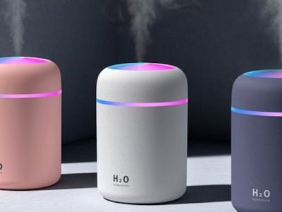Umidificatori d'aria: Luftbefeuchter Diffusor von skinfix mit Kaltdampf und Licht – Nuovo (secondo la descrizione) da Basel venduto da jetzt-wird-gemistet 3