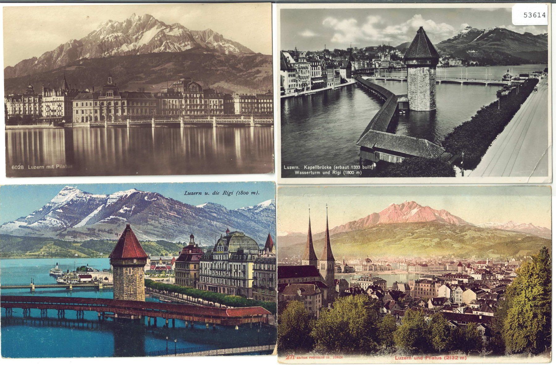 Cartes postales: 4 AK - Luzern – D'occasion à Ettingen par Kartenplanet