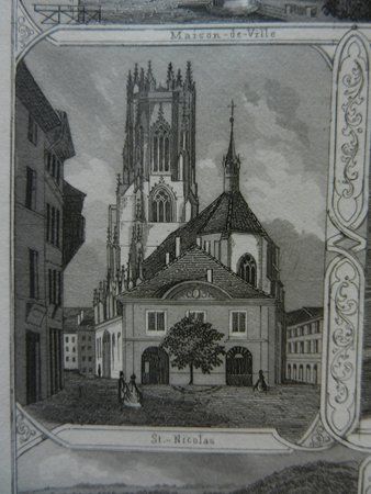 Stiche: Fribourg Souvenirblatt – Gebraucht aus Risch von Rischli15 4