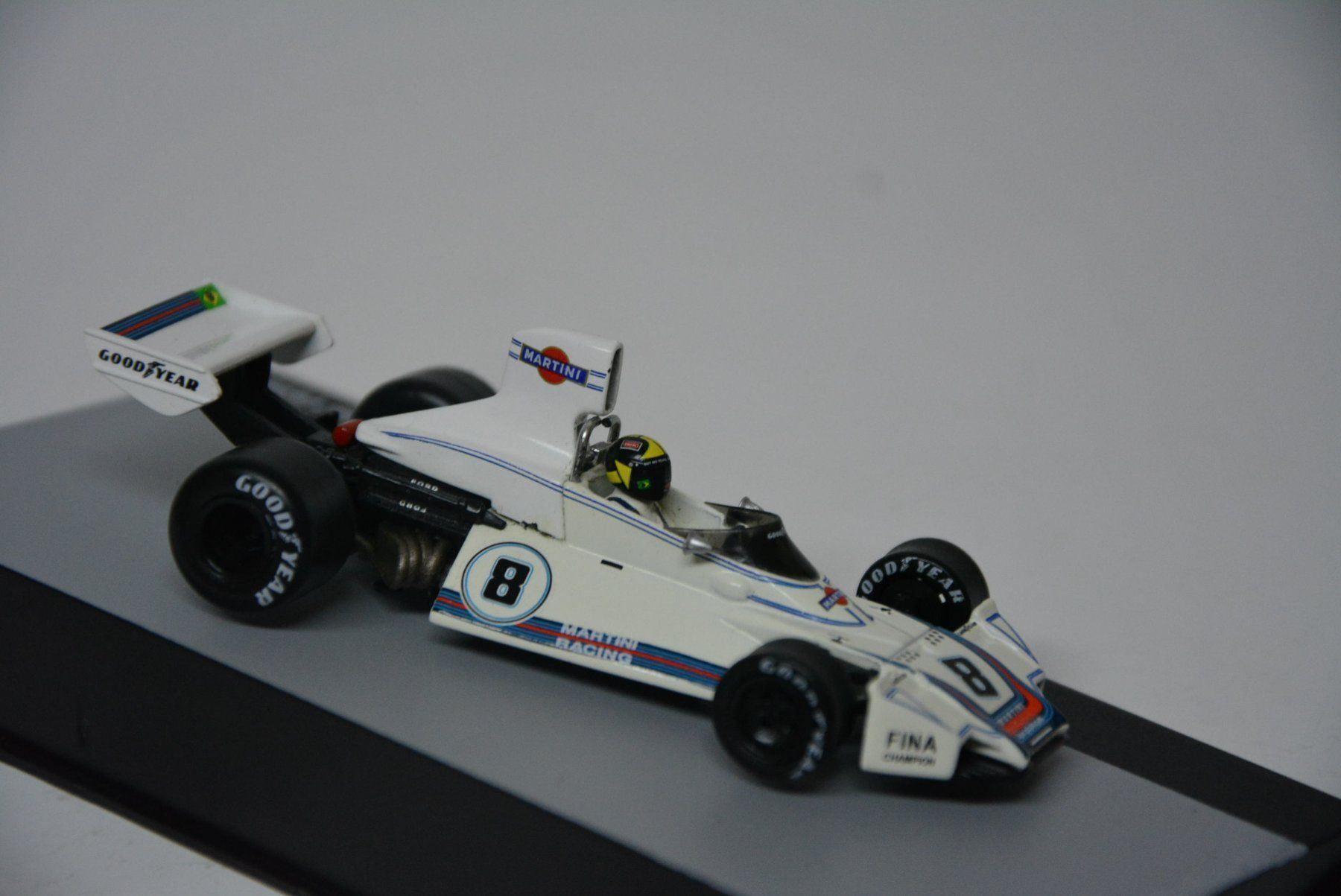 Martini Modellini d'auto: Brabham BT44B  Martini G.P. 1975 , 1:43 – Nuovo e nell'imballaggio originale da Goldach venduto da Feivel9 4