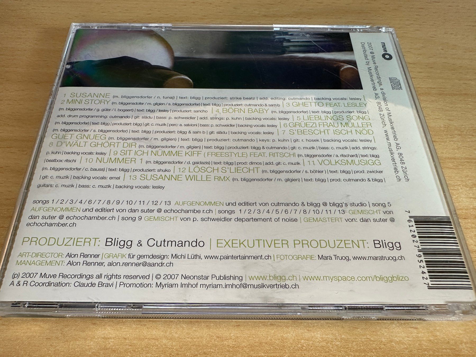 CD: Bligg – Yves Spink – Usato da Rikon im Tösstal venduto da Alpenmutz 1