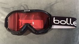 Skibrille Bolle schwarz mit roten Gläsern neu
