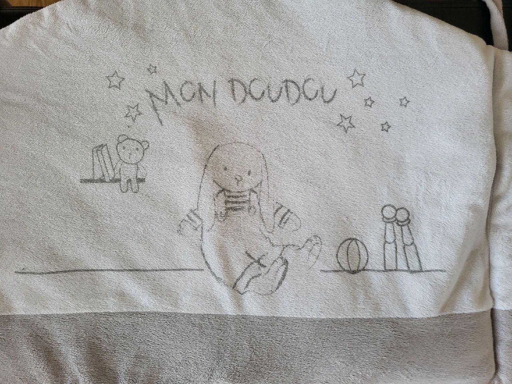 Cuscini: grand tour de lit "Mon doudou et ses amis" – Usato da Ursy venduto da Tchoupitchou