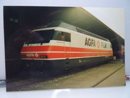 Foto SBB Re 460 015"Ciba" Agfa" Ausstellung Bern 1994