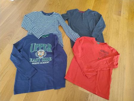 4×Langarmshirts Set in Gr. 146-152