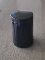 Glasdose schwarz Salvis 1960 Vintage