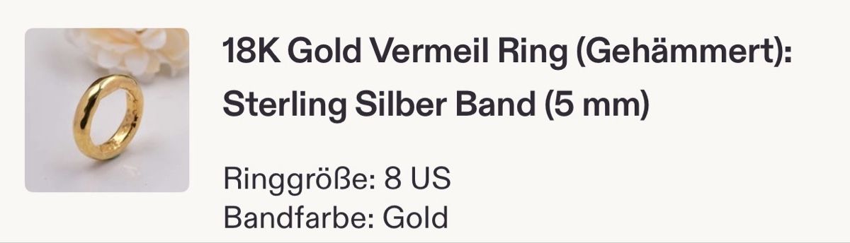 Altri gioielli: Set Armband Ring vergoldet – Nuovo (secondo la descrizione) da Donat venduto da troja007 5