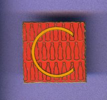Coca Cola   Buchstabe  " C  "