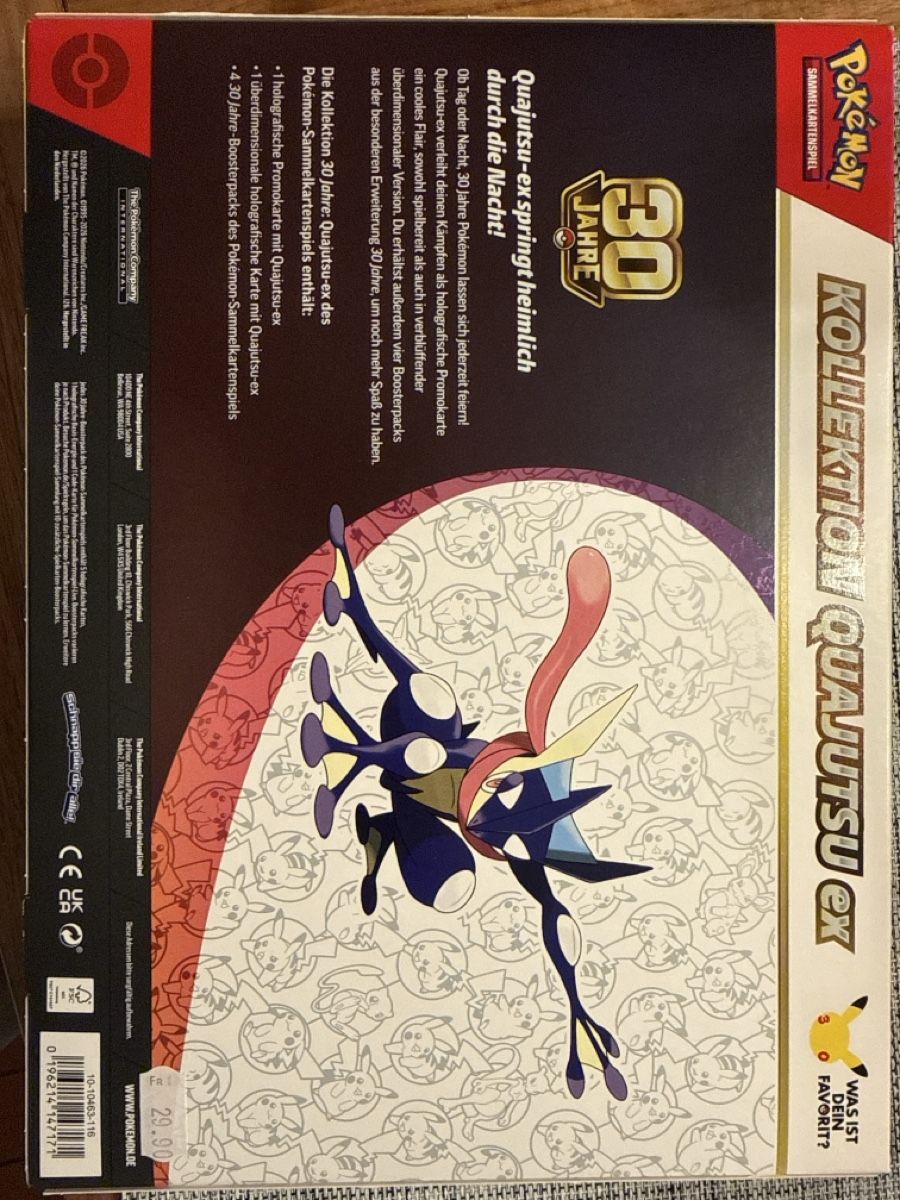 Pokémon Cartes à collectionner: 30th Anniversary Greninja Collection | DE – Neuf avec emballage d'origine à Luzern par kre_2zjq 1