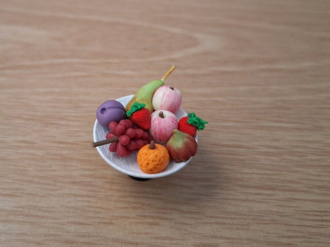 Case e mobili per bambole: Puppenhaus Früchteetagere – Nuovo (secondo la descrizione) da Zürich venduto da HandmadeTinyFood 4