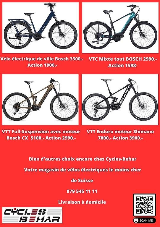 Vélos: Vélos électriques  – D'occasion à meyrin par ebehar 2