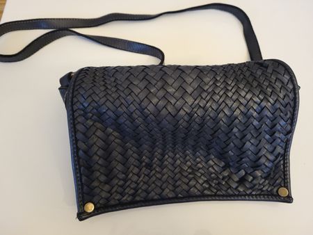 Lederhandtasche schwarz