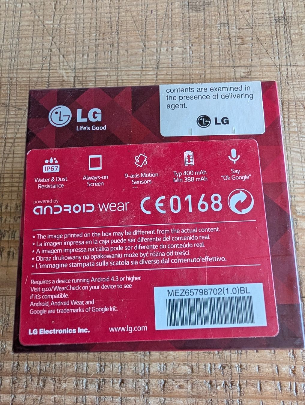 LG Smartwatch: LG GWatch W100 – D'occasion à Oberwil-Lieli par stefim 1