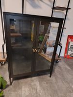 Glasvitrine Kommode schwarz