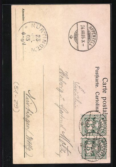 Cartoline postali: Schweizer Kinder in Appenzellertracht mi – Usato da Berlin venduto da bartko-reher 1