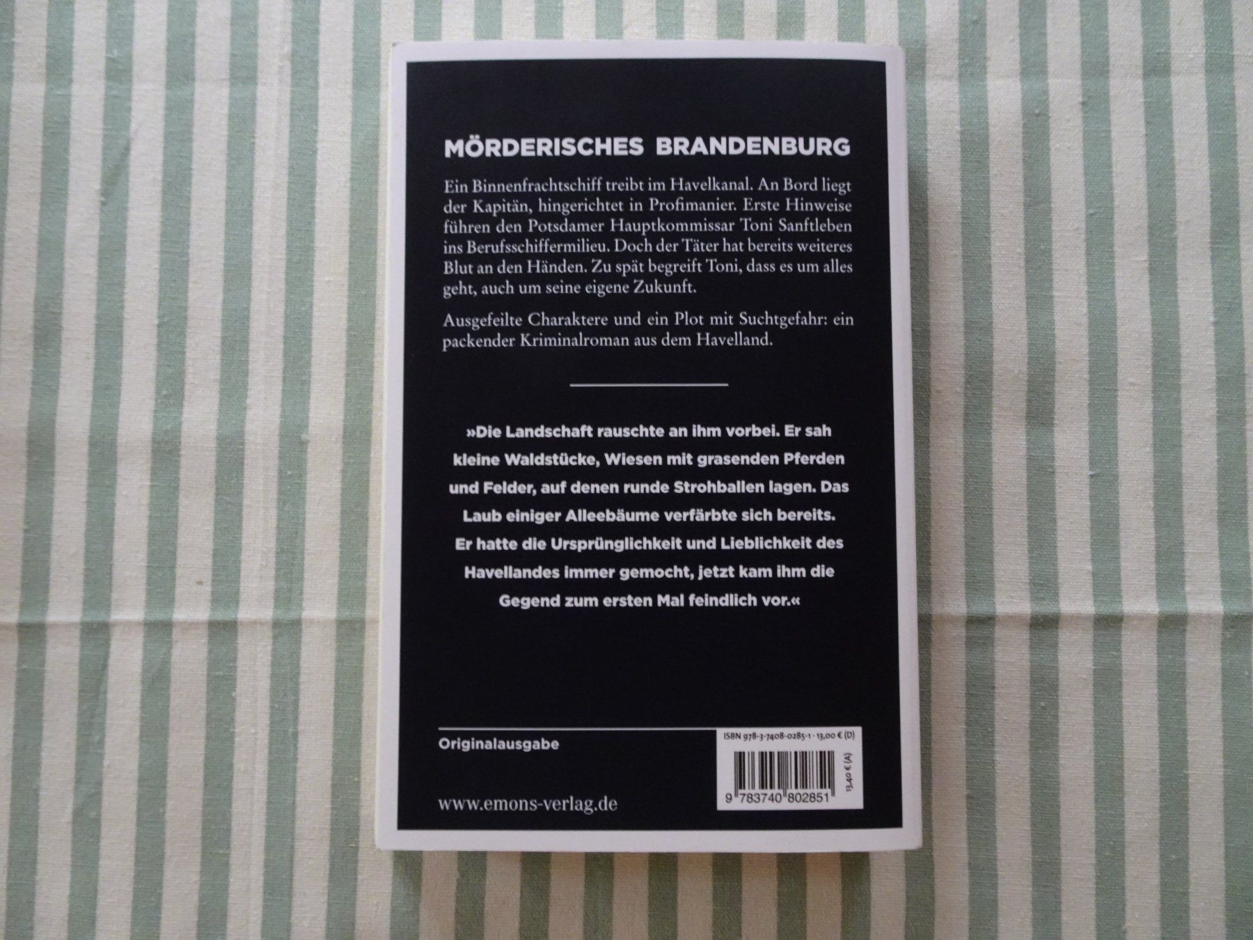 Bücher: Tim Pieper - Tiefe Havel - Kriminalroman - B123 – Gebraucht aus Küssnacht am Rigi von Bookslove-Divers 1
