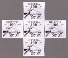 2017_1622_200 Jahre Velo_DRAISINE_5er-Block aus Zierbogen !