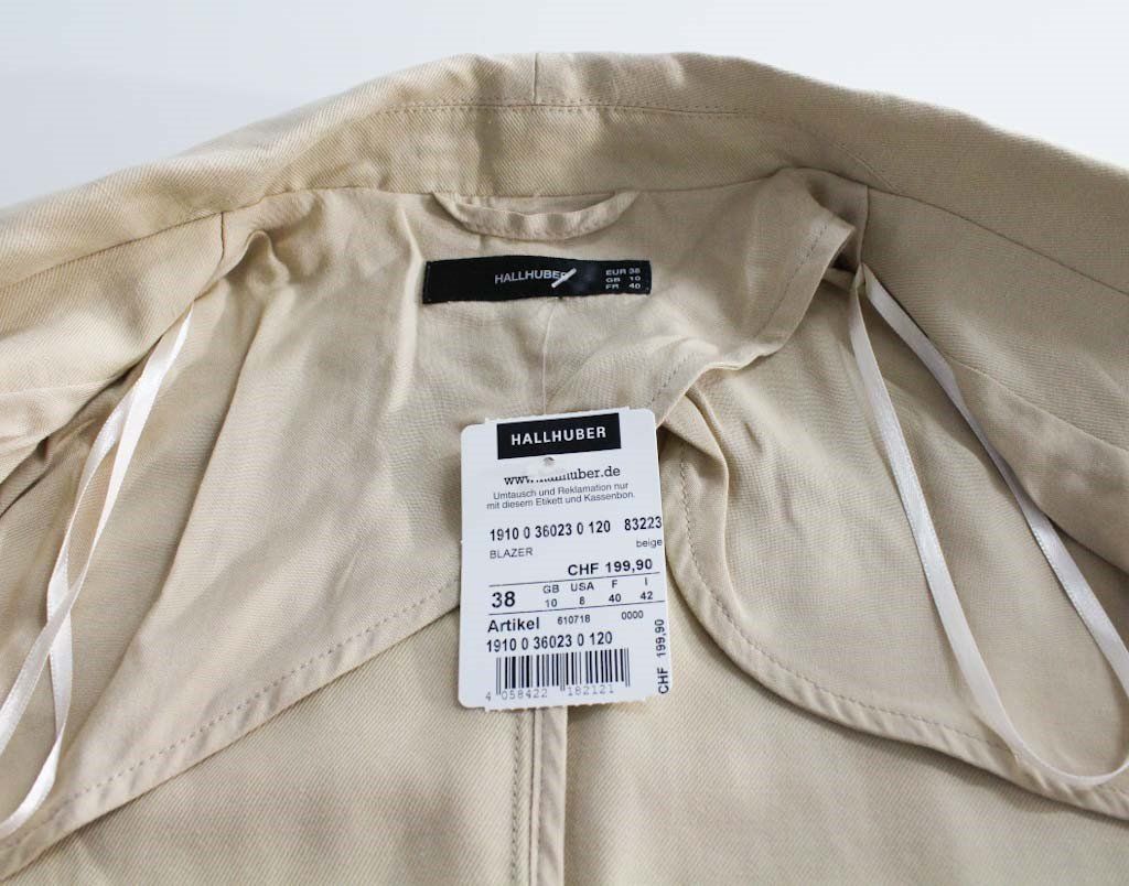 Hallhuber Giacche: HALLHUBER Blazer mit Leinen Gr. 38 – Nuovo (secondo la descrizione) da Belp venduto da caramel-secondhand 5