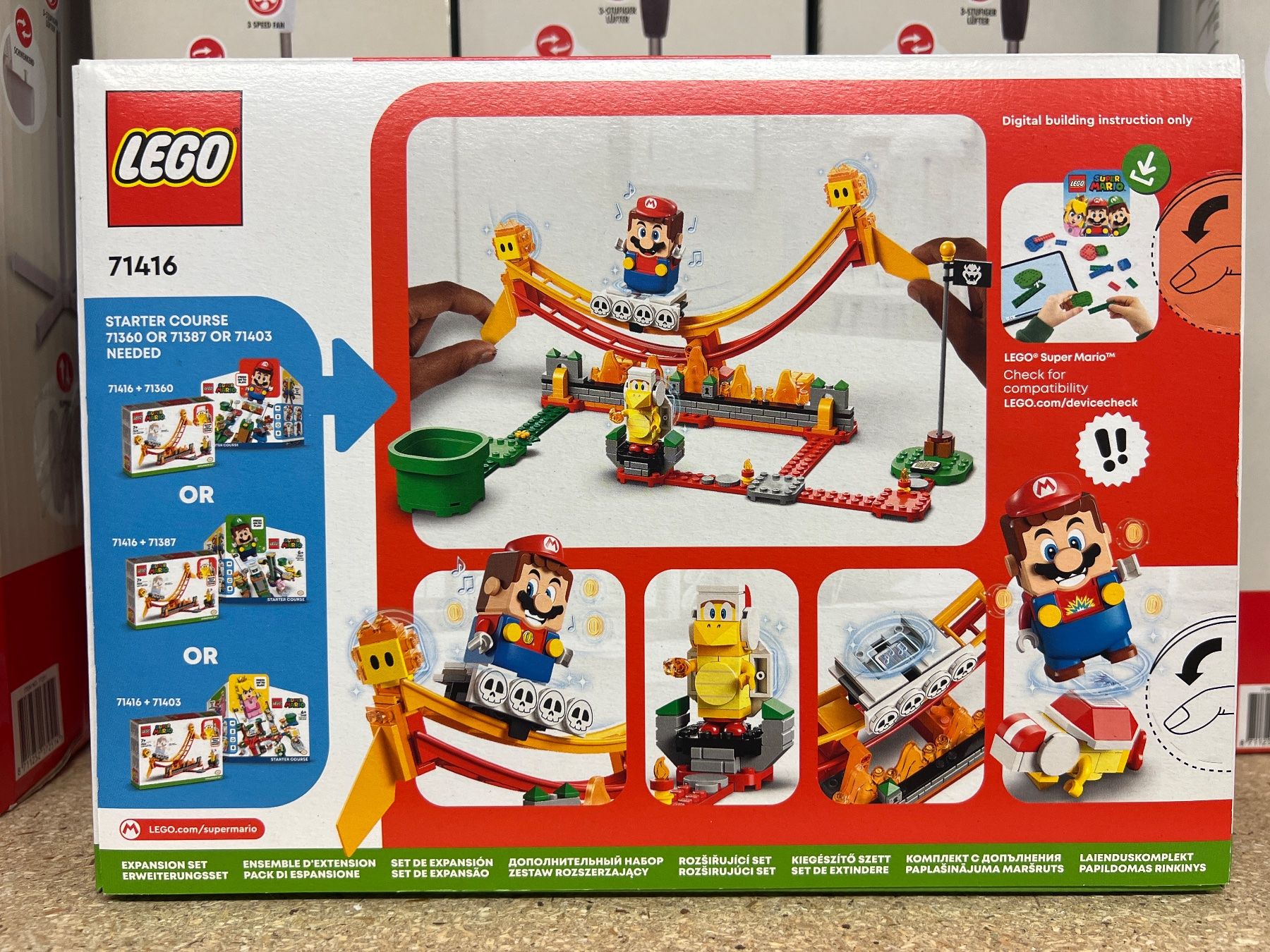 Lego Giocattoli: LEGO Lava Wave Ride Super Mario Expansion Set – Nuovo e nell'imballaggio originale da Hunzenschwil venduto da jaeggi1978 1