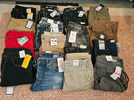 16 neue Herren Jeans & Hosen  Alle neu & ungetragen