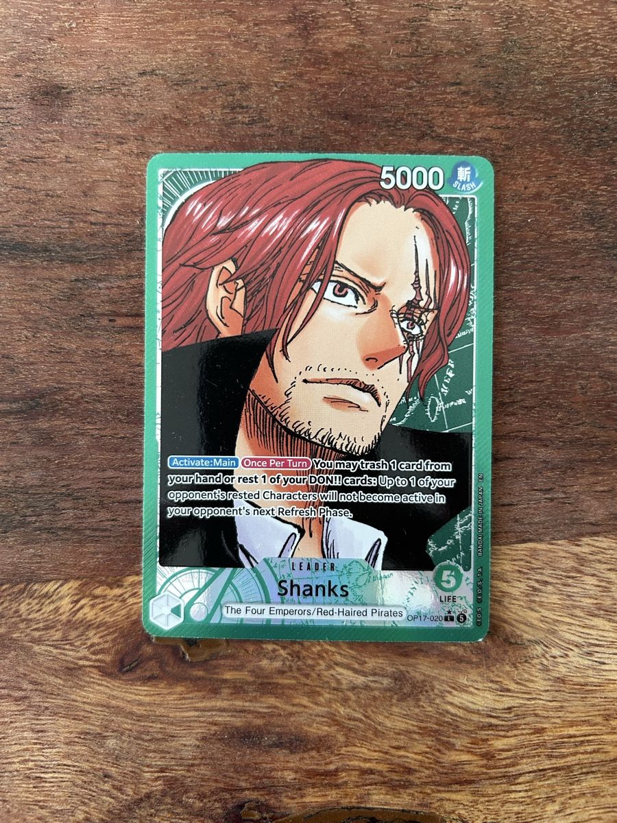 Sammelbilder & Trading cards: Carte One Piece Shanks – Neu (gemäss Beschreibung) aus Orpund von Americanpickers