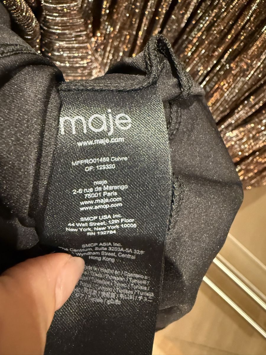 Maje Vestiti: Maje Kleid Gold  – Nuovo (secondo la descrizione) da Fällanden venduto da Pilli91 5