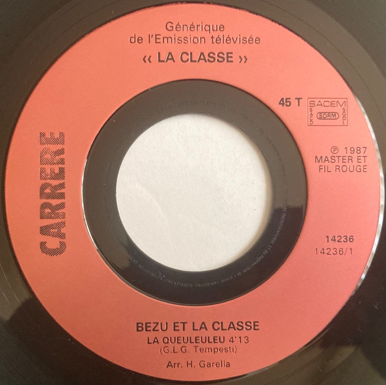 Dischi in vinile: BÉZU ET LA CLASSE - LA QUEULEULEU – Usato da Poliez-Pittet venduto da Newtown-Records 2