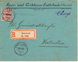 R - Brief, Spar und Leihkasse Entlebuch 1897