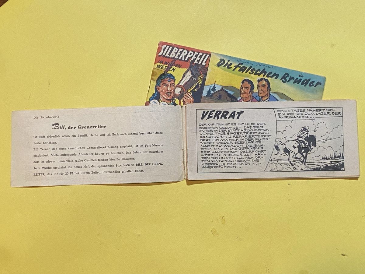 Fumetti: 2 Silberpfeil Hefte, Nr. 20 + 156, Western Comics – Usato da Zuerich venduto da SonderArt-Wertgut 2