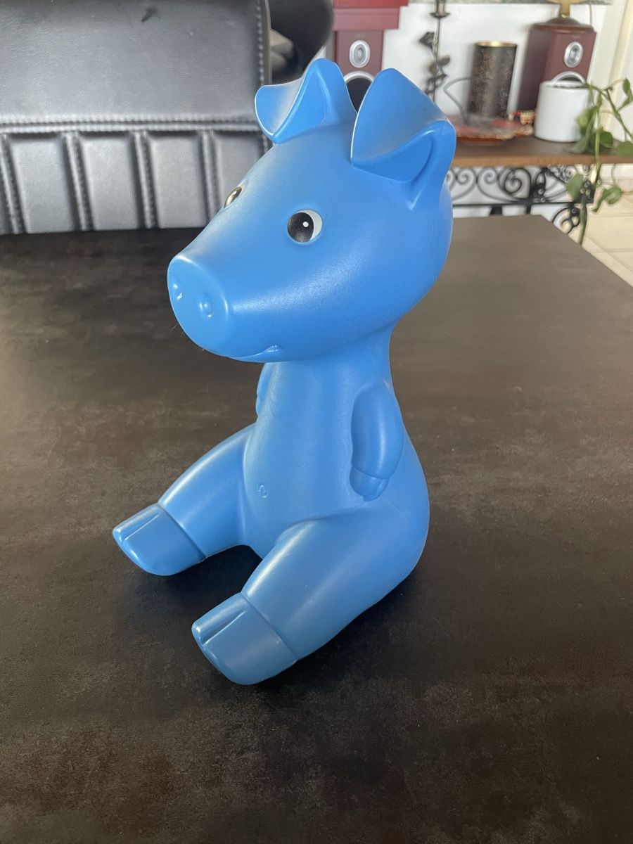 Salvadanai: Tirelire Cochon Vintage Ikea Bleu – Usato da Vallamand venduto da Bricbracbroc82