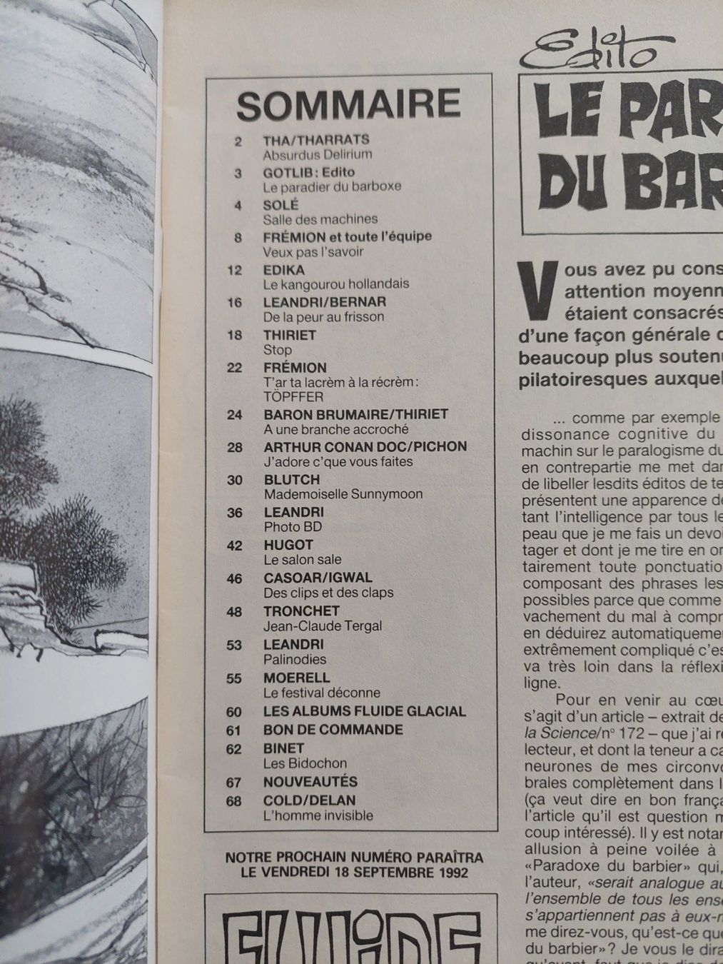 Fumetti: Fluide Glacial No195 Sept. 1992 TBE – Usato da Genève venduto da Blu_BD 2