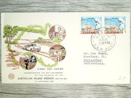 TR80 Enveloppe + Timbre Australie 1962