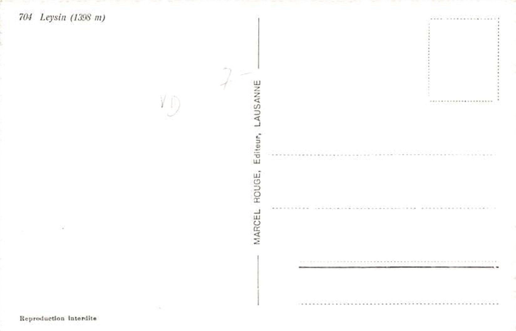 Cartoline postali: Leysin – Usato da Ottikon b.Kemptth. venduto da Neptun1974 1