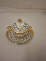 Porzellanschälchen Limoges "print main" goldrand floral