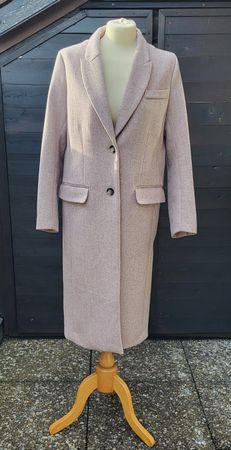 Manteau beige en laine 
