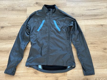 Scott Windbreaker Bikejack Grau/Blau, Grösse M - Top Zustand
